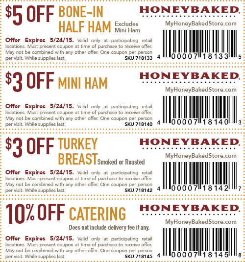 HoneyBaked Coupon April 2024 $5 off & more at HoneyBaked Ham stores
