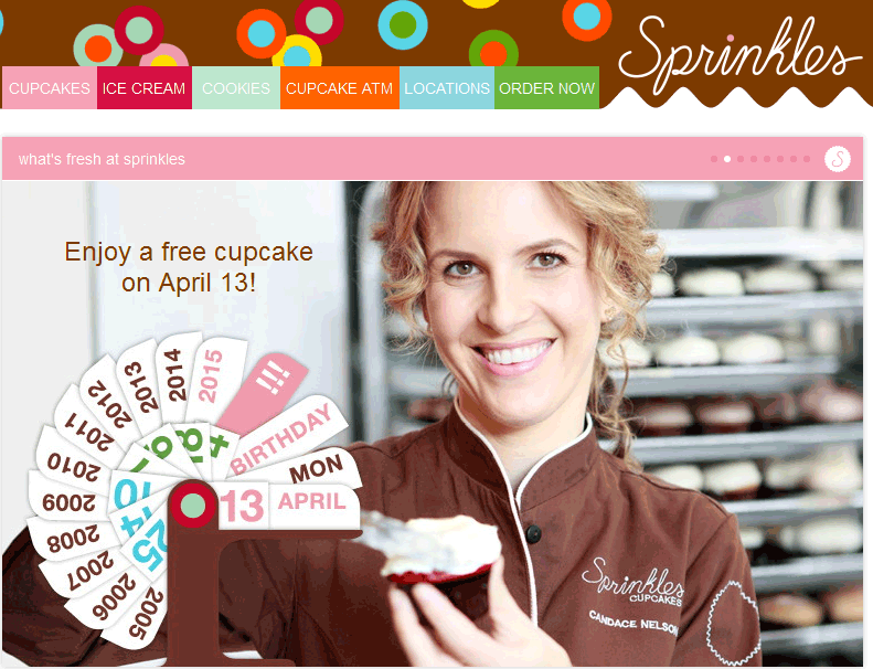 Sprinkles Cupcakes coupons & promo code for [May 2024]