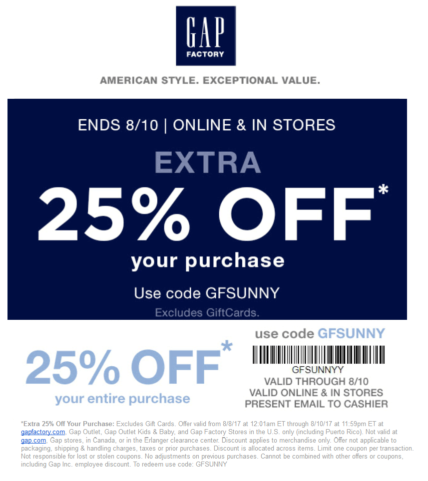 Gap Coupon Code January 2024