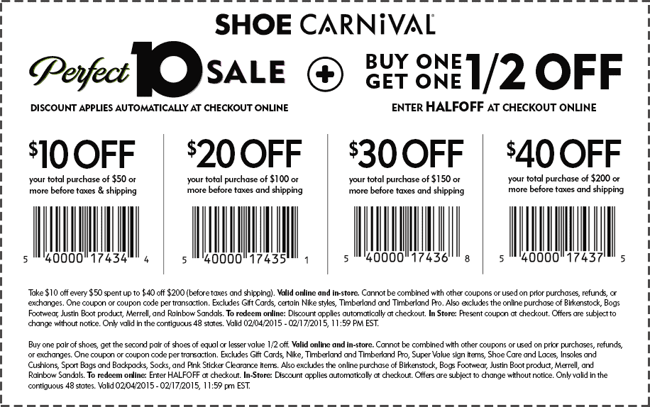Shoe Carnival July 2020 Coupons And Promo Codes 