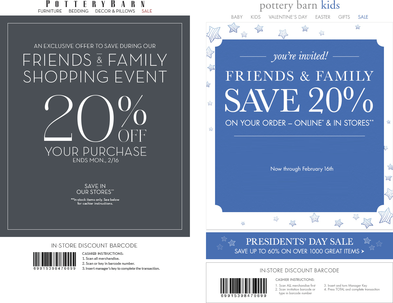 Pottery Barn June 2020 Coupons and Promo Codes 🛒