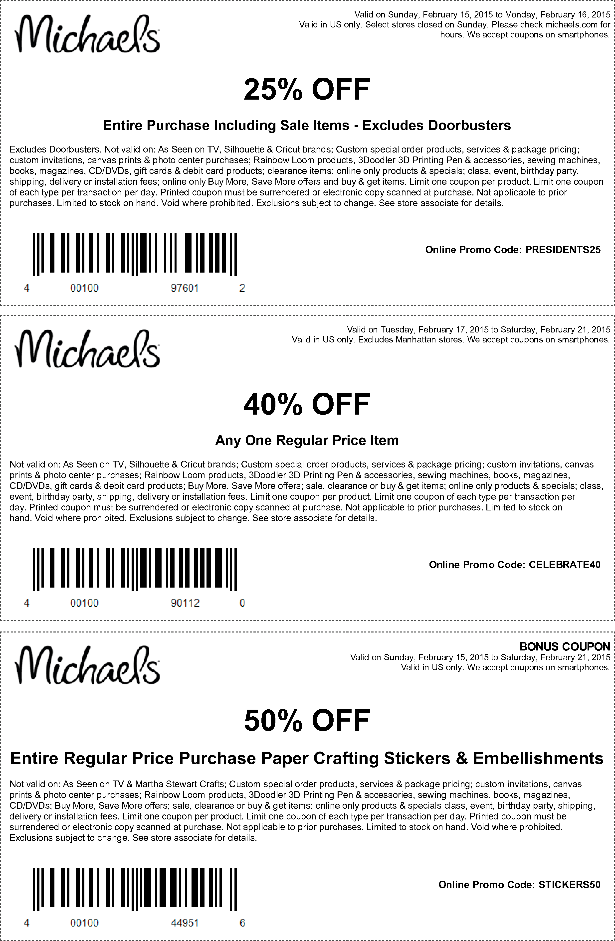 Michaels coupons & promo code for [May 2024]