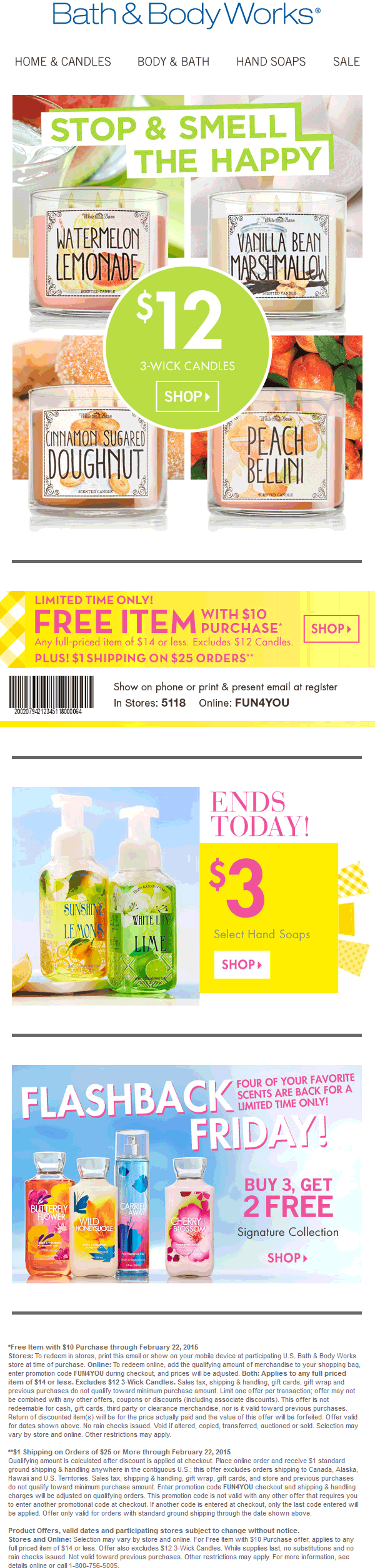 Bath Body Works April 2020 Coupons And Promo Codes 