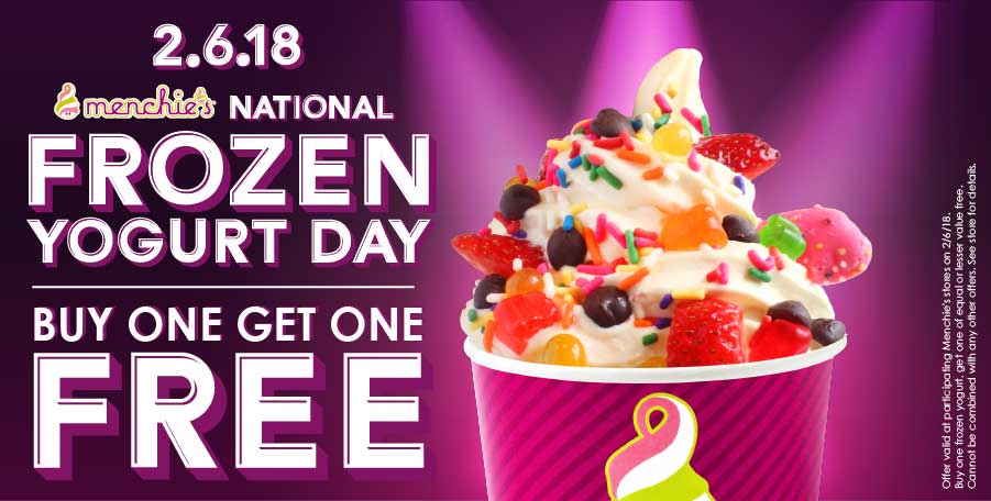 Menchies Coupons - 6oz froyo free for veterans Wednesday at Menchies