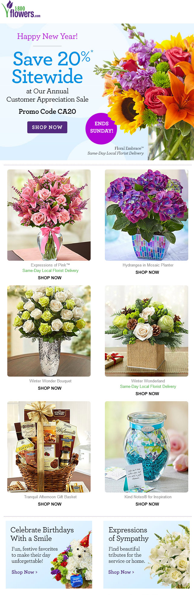 1 800 Flowers July 2020 Coupons And Promo Codes 