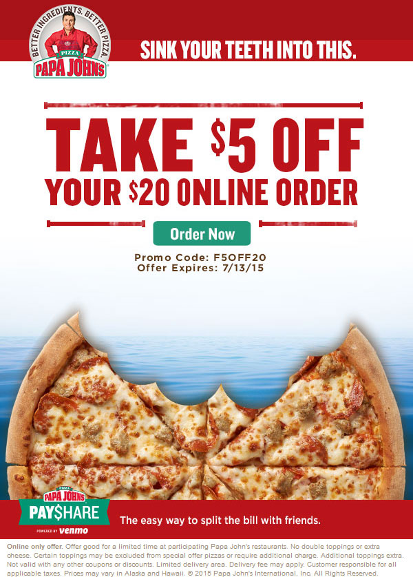 Papa John'S Promo Code June 2024 Bert Annabela