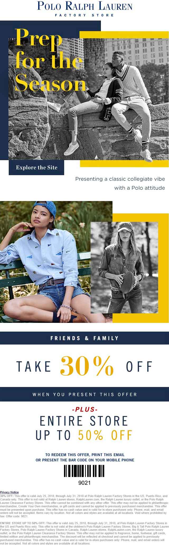 ralph lauren family and friends coupon