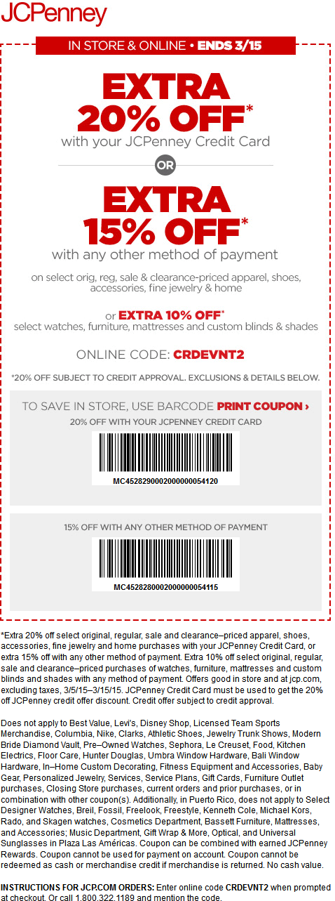 JCPenney coupons & promo code for [May 2024]