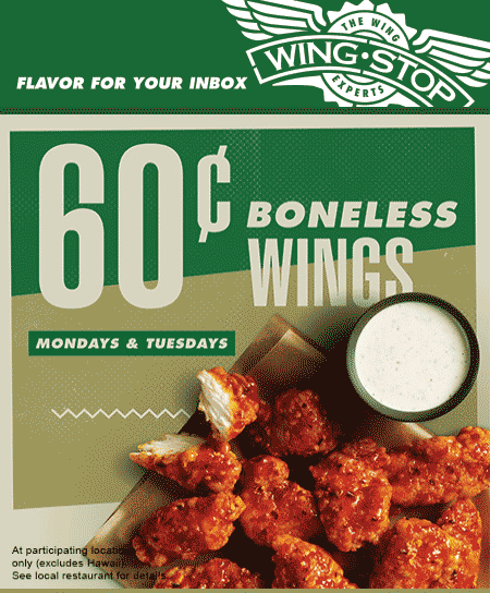 promo code for wingstop