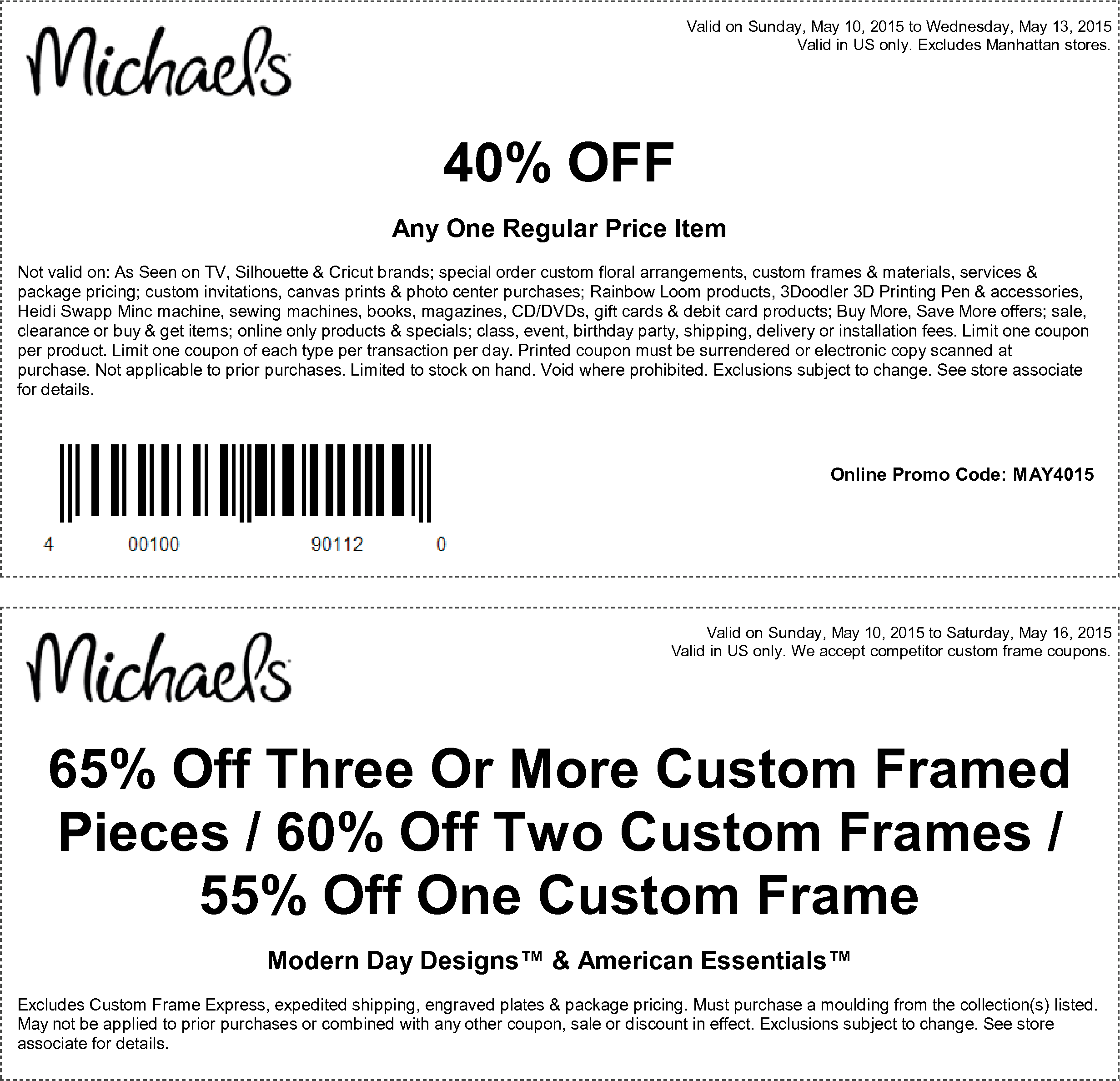 Michaels Coupons