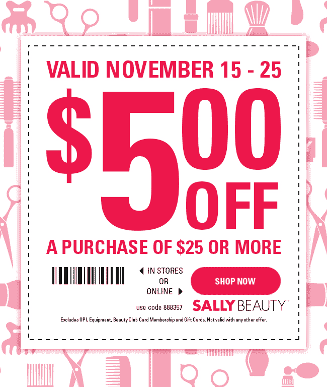 Sally Beauty Coupons Shopping Deals Promo Codes January 2020 