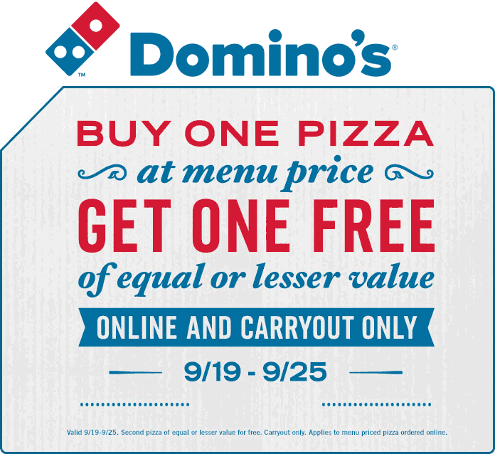 dominos deals coupons