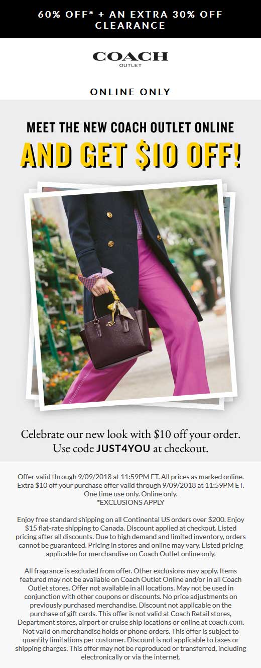 coach outlet 20 off coupon