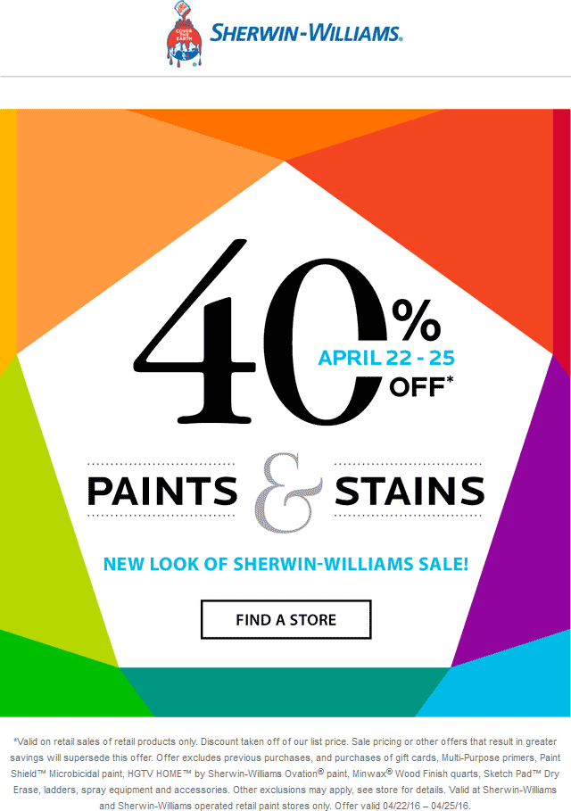 Sherwin Williams June 2020 Coupons and Promo Codes
