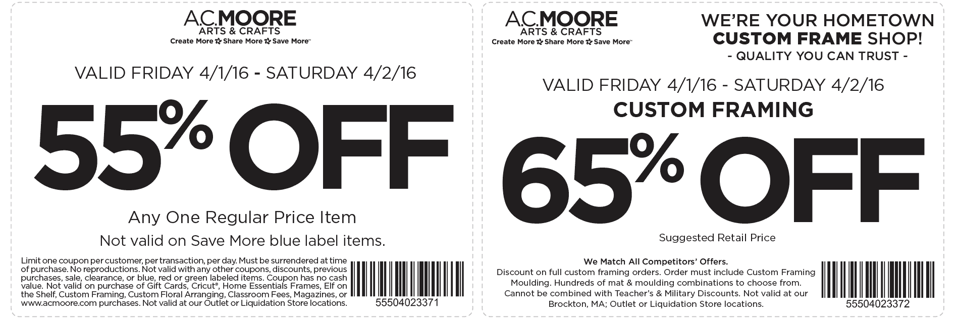 A.C. Moore coupons & promo code for [May 2024]