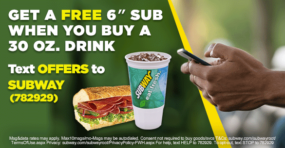 Subway January 2021 Coupons and Promo Codes ð