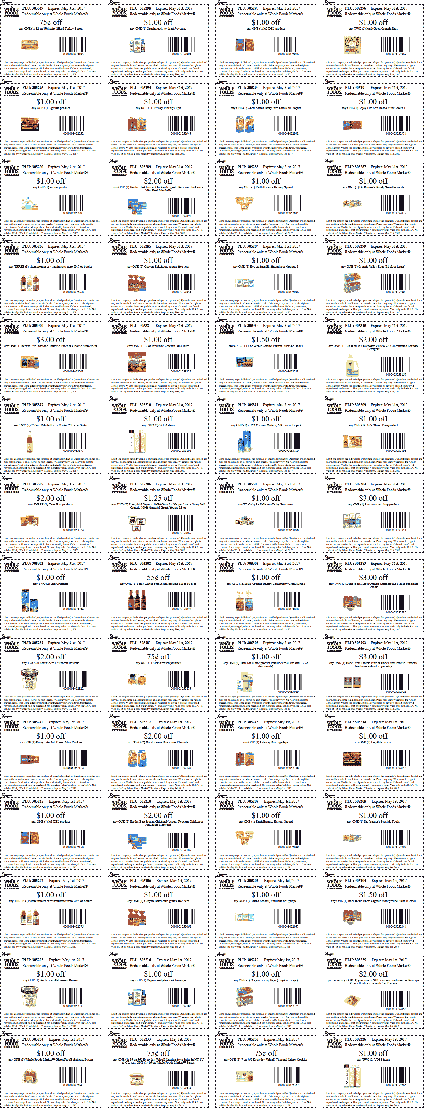 Whole Foods Coupon April 2024 Various coupons for Whole Foods market