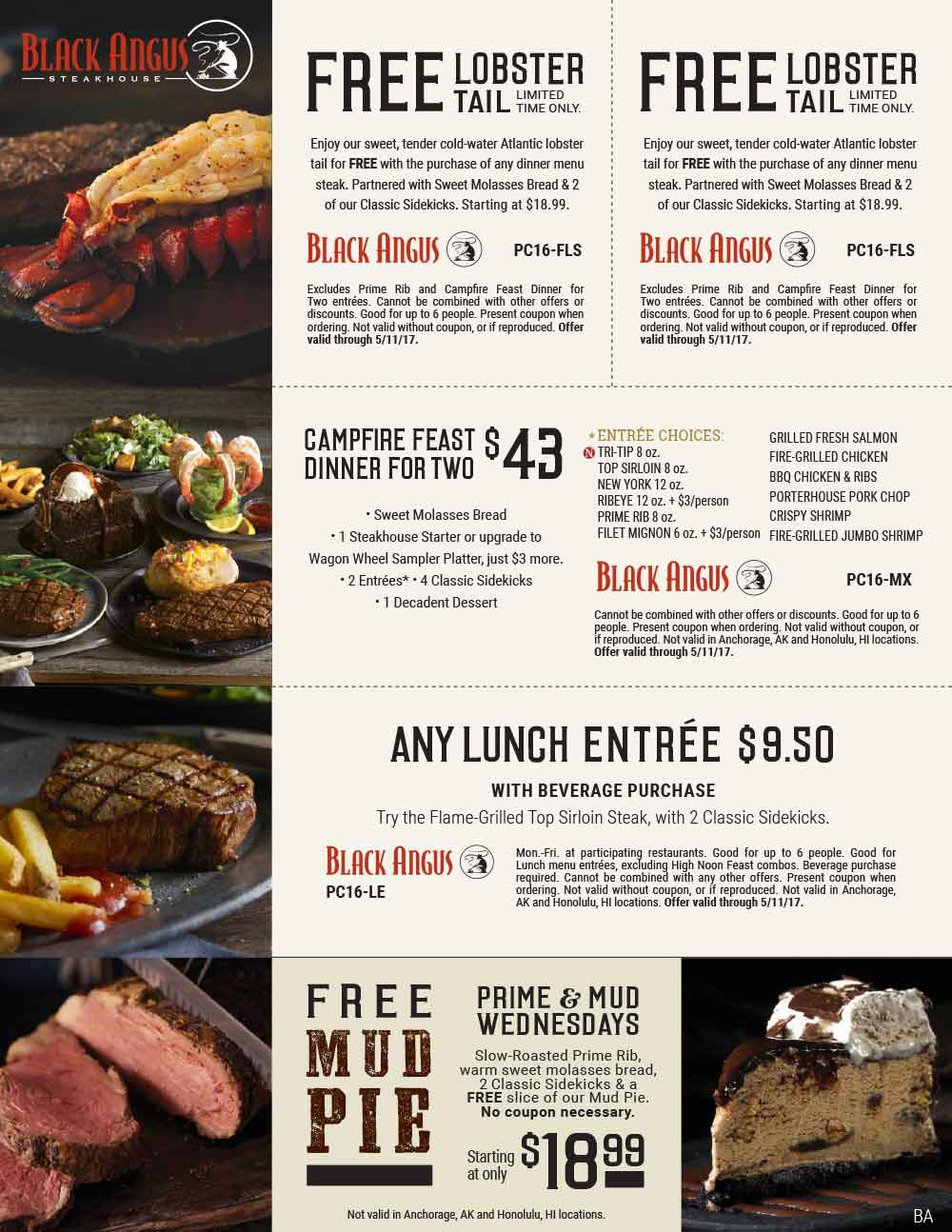 Black Angus coupons & promo code for [May 2024]