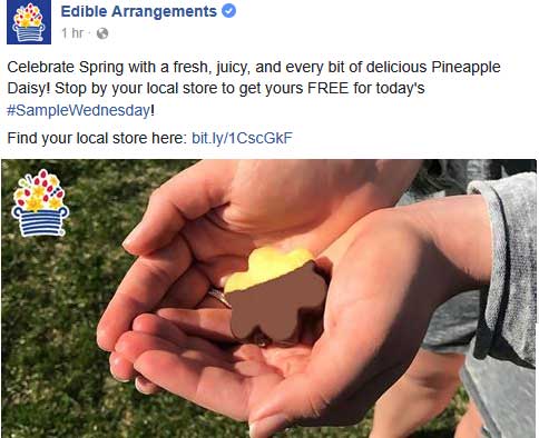 Edible Arrangements Coupon March 2024 Free chocolate covered pineapple daisy today at Edible Arrangements