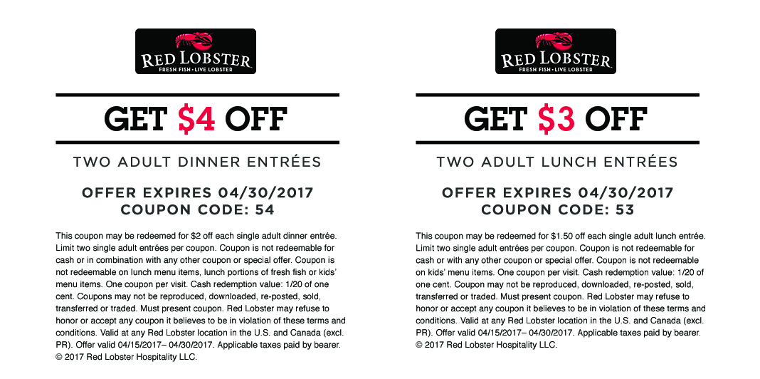 Red Lobster coupons & promo code for [May 2024]