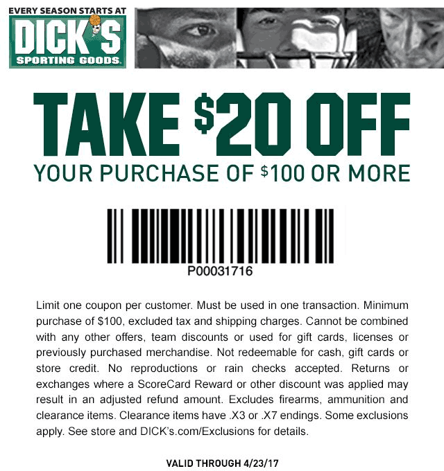 Dicks coupons & promo code for [May 2024]