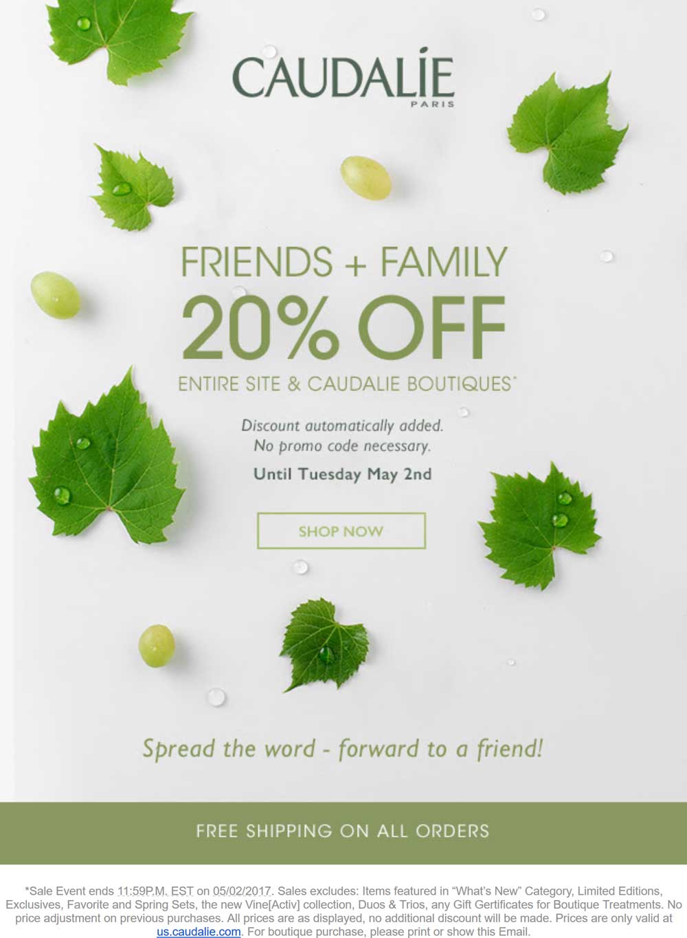 Caudalie coupons & promo code for [March 2024]