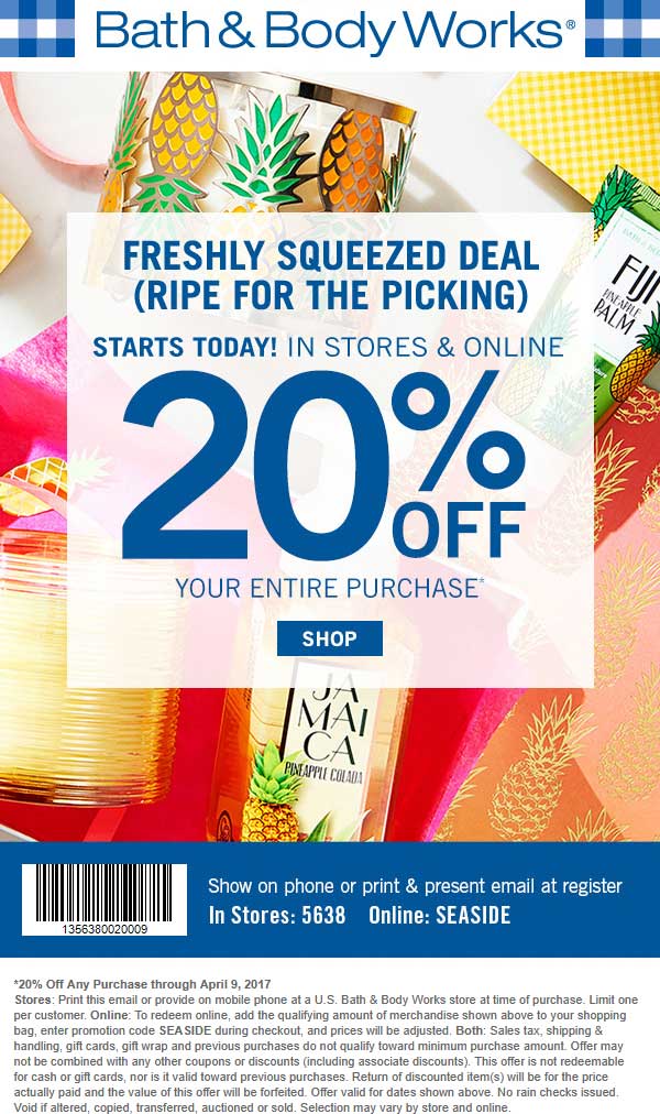 Bath & Body Works December 2023 Coupons and Promo Codes 🛒