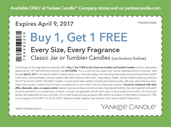 Yankee Candle June 2021 Coupons and Promo Codes 🛒