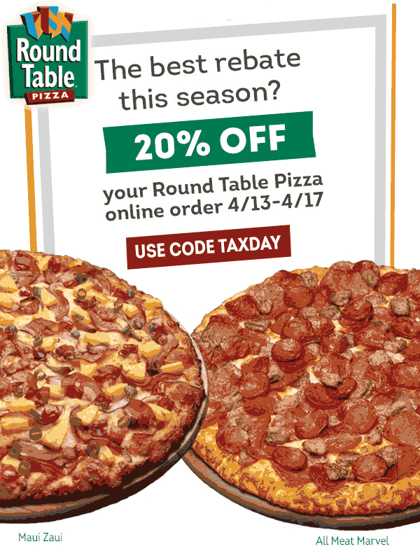 Round Table March 2021 Coupons And Promo Codes 