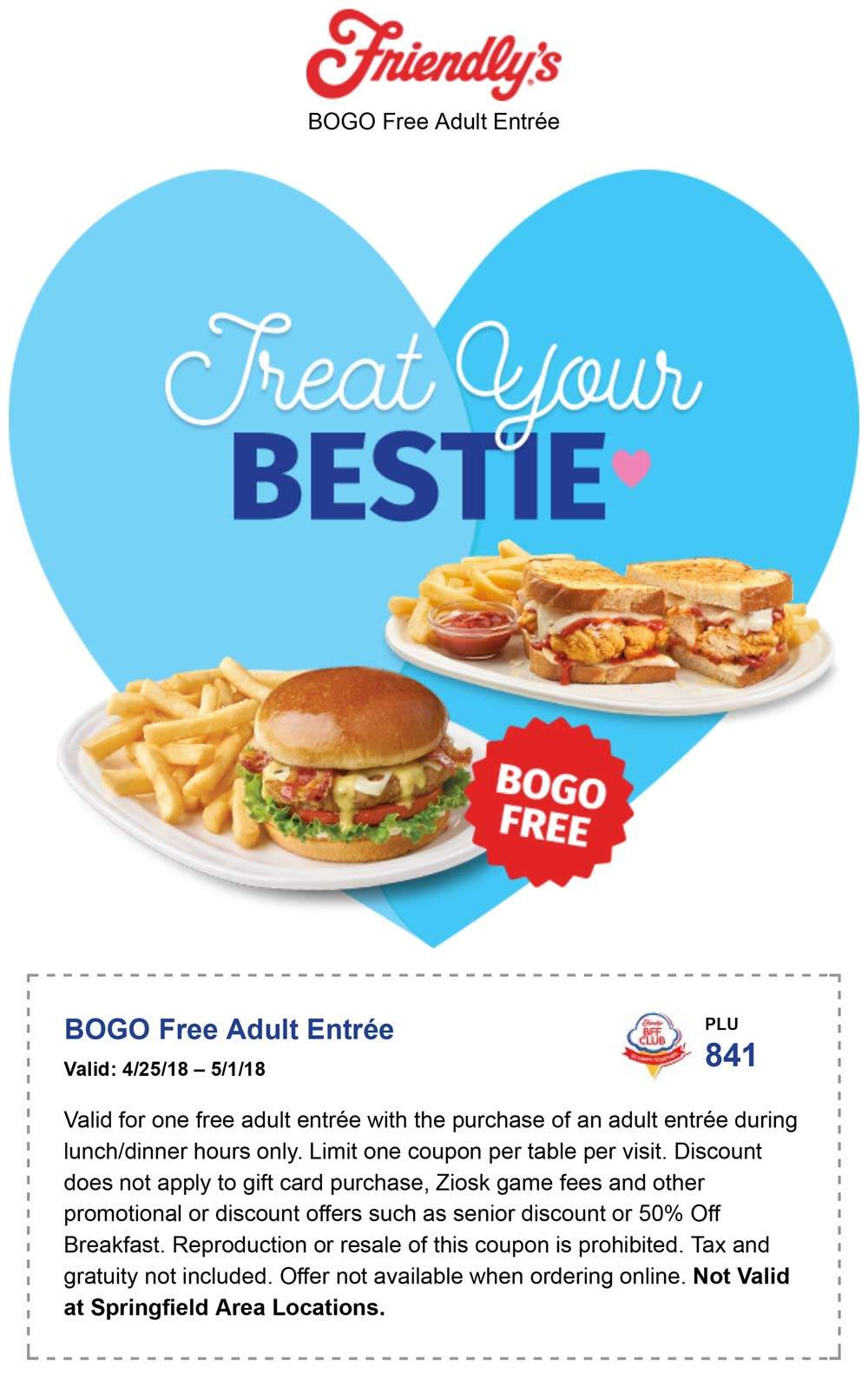 Friendlys coupons & promo code for [April 2024]