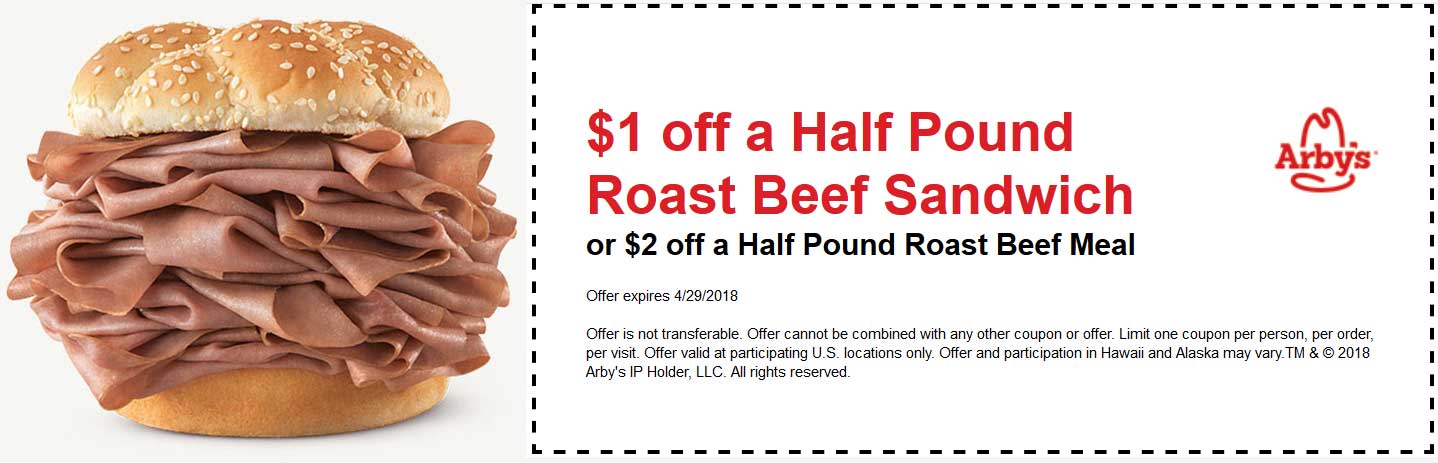 Arbys coupons & promo code for [May 2025]