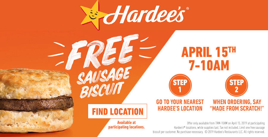 Hardees coupons & promo code for [May 2022]