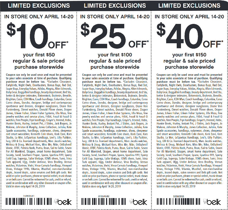 Belk coupons & promo code for [January 2022]
