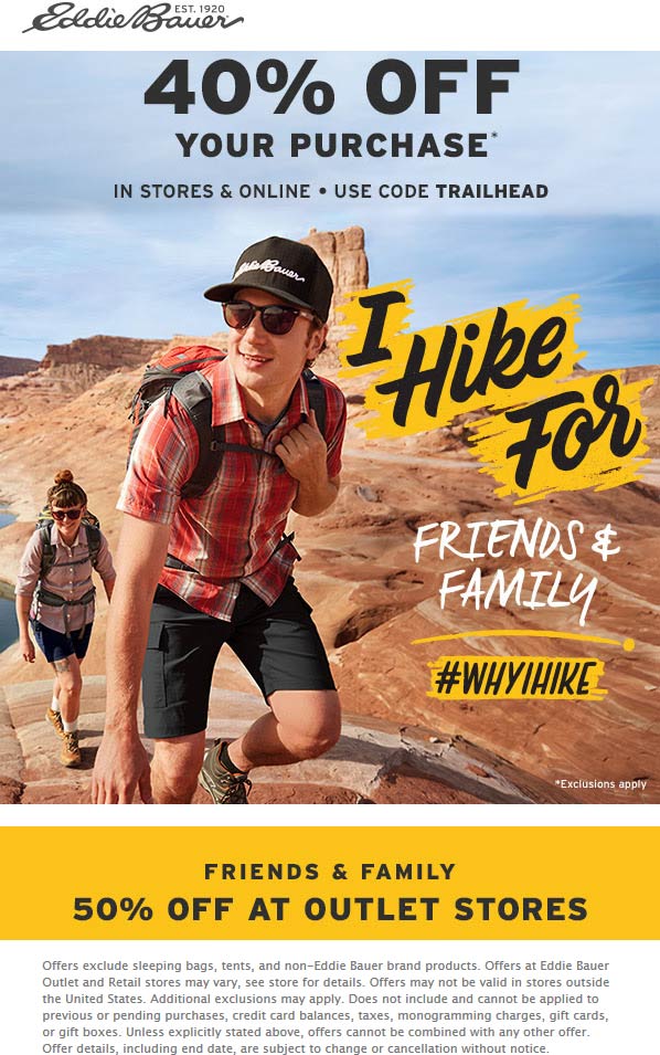 Eddie Bauer coupons & promo code for [June 2022]