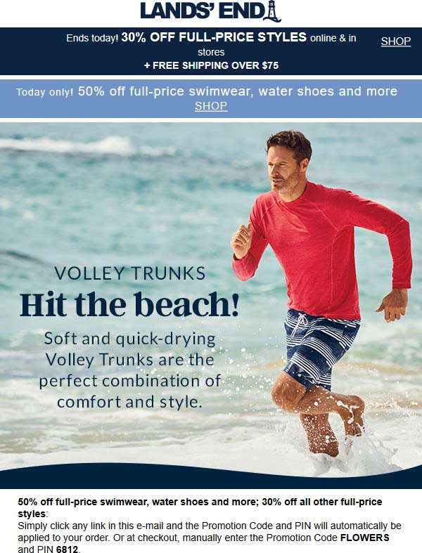 Lands End coupons & promo code for [September 2022]