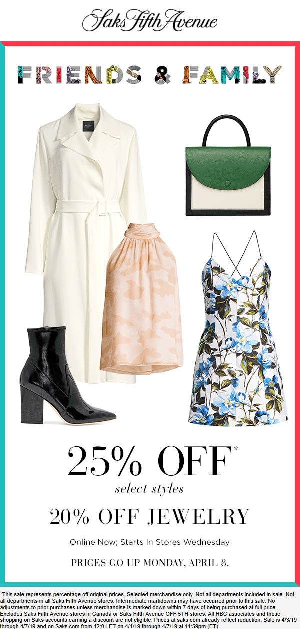 Saks Fifth Avenue coupons & promo code for [May 2022]