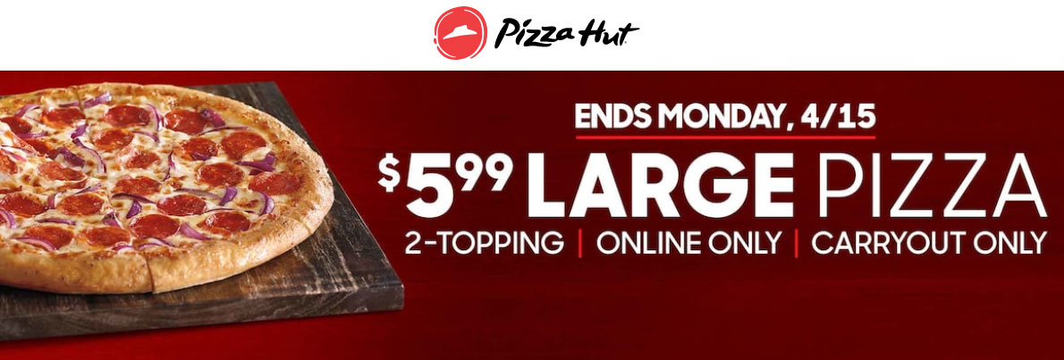 Pizza Hut coupons & promo code for [September 2022]