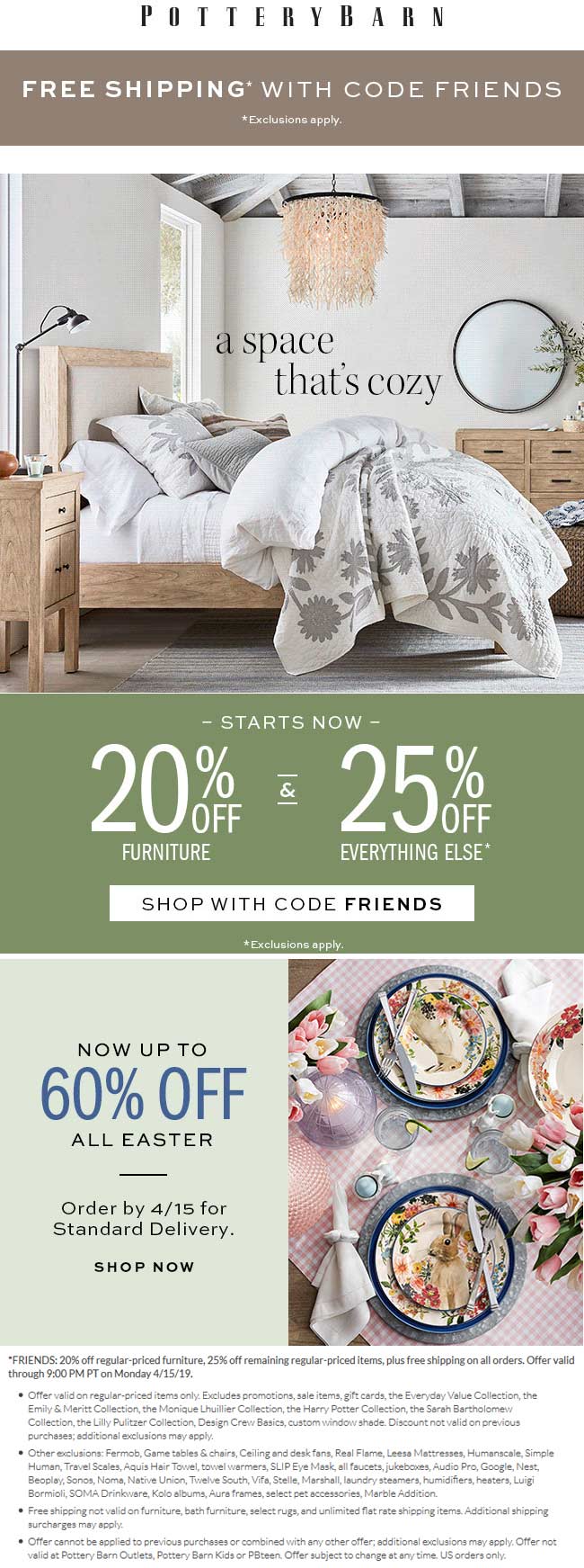 Pottery Barn August 2020 Coupons and Promo Codes