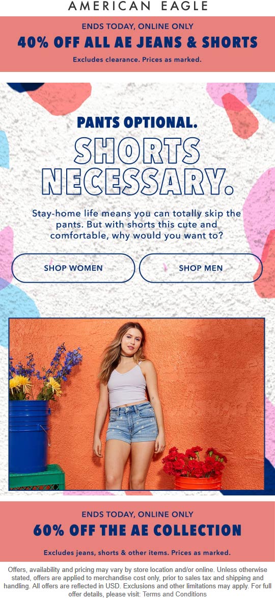 American Eagle coupons & promo code for [September 2022]