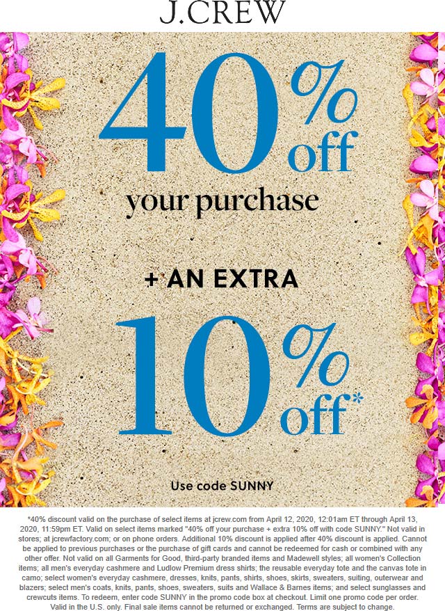 J.Crew coupons & promo code for July 2025