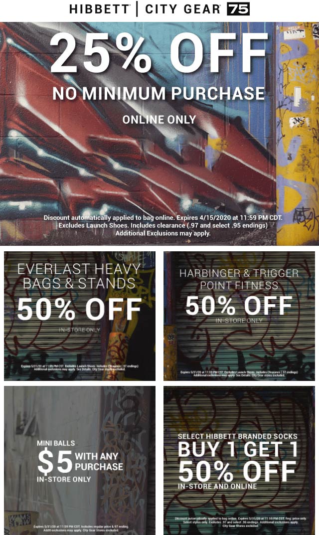 Hibbett Sports coupons & promo code for July 2025