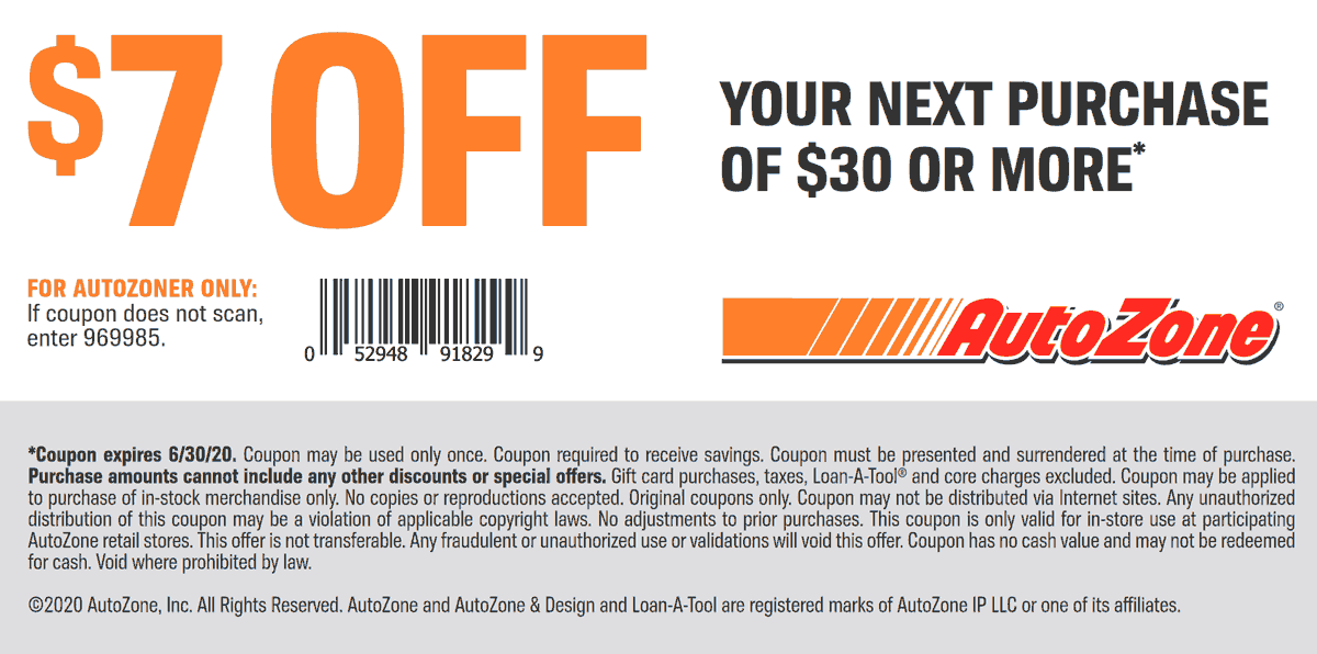 AutoZone coupons & promo code for [January 2022]