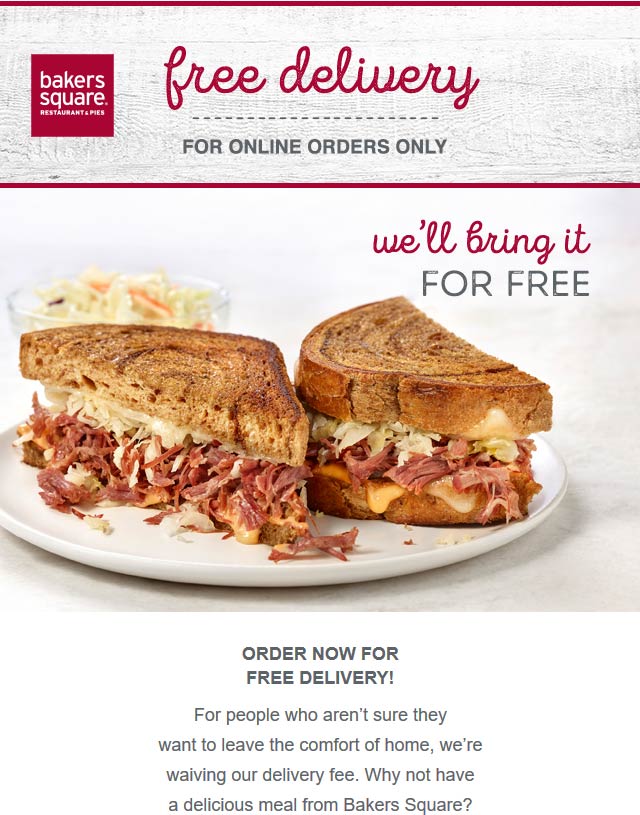 Bakers Square coupons & promo code for [May 2022]