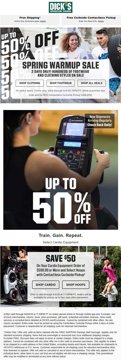 Dicks coupons & promo code for July 2025