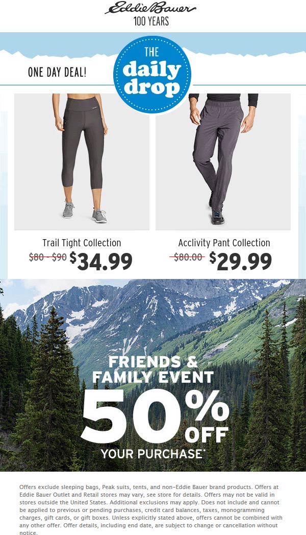 Eddie Bauer coupons & promo code for [January 2022]