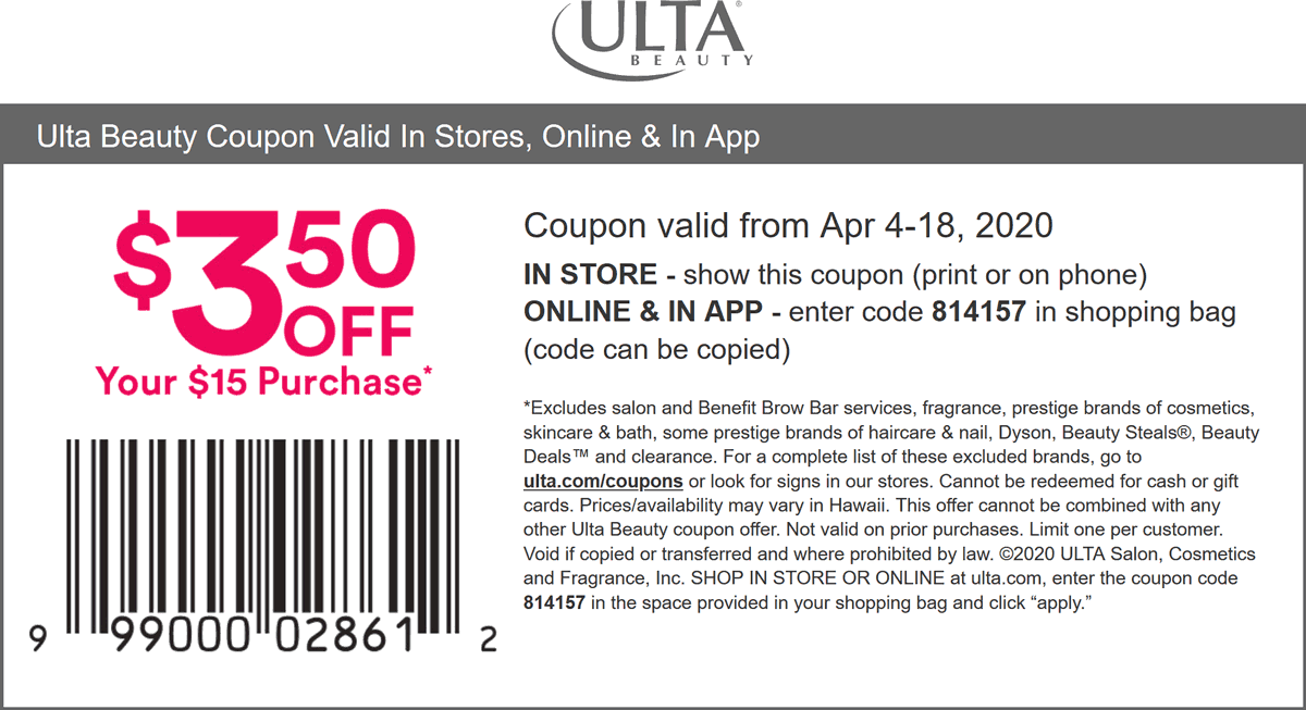 Ulta coupons & promo code for [October 2022]