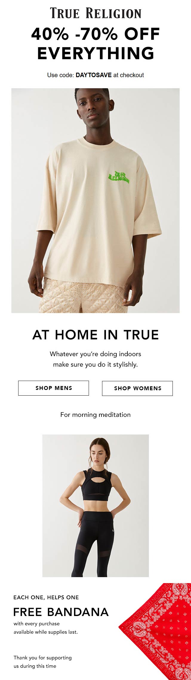 True Religion coupons & promo code for [May 2022]