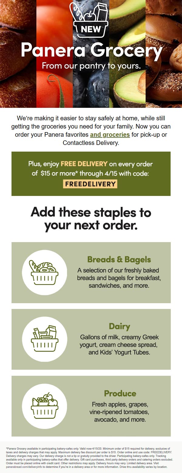 Panera Bread coupons & promo code for [May 2022]