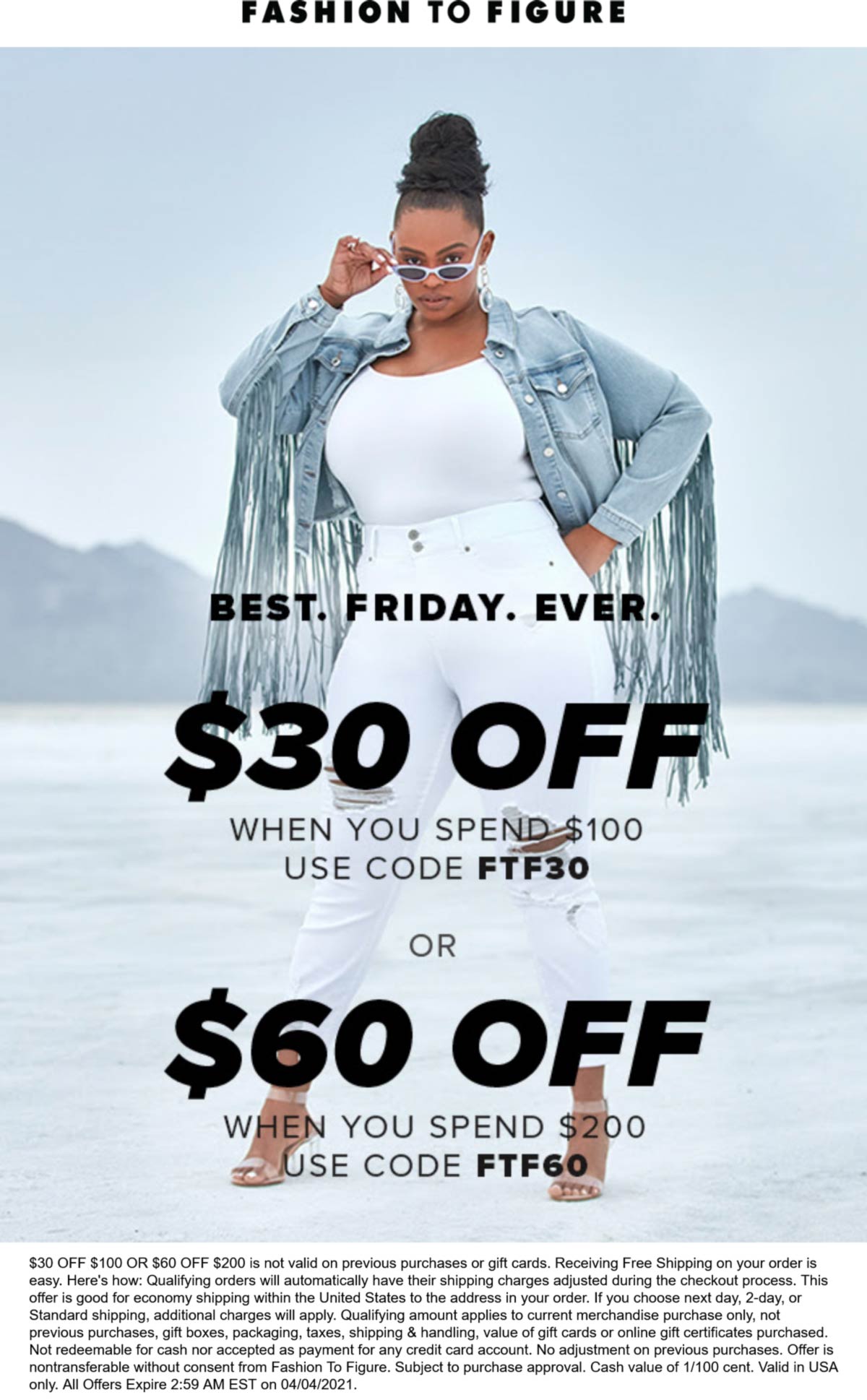 Fashion to Figure stores Coupon  $30 off $100 & more at Fashion to Figure via promo code FTF30 or FTF60 #fashiontofigure 