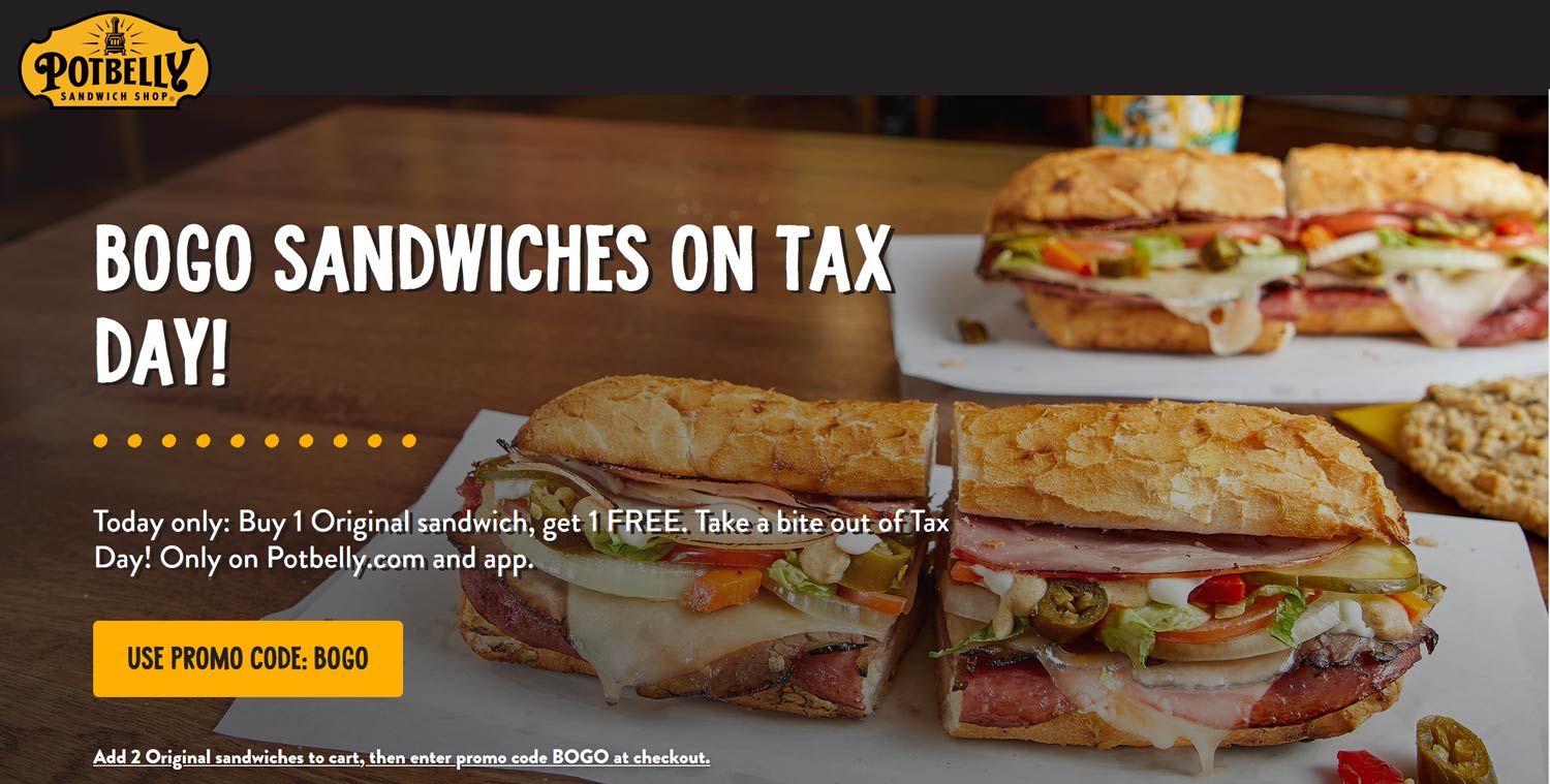 Potbelly coupons & promo code for [December 2022]
